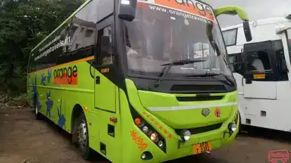 Orange Tours And Travels Bus-Front Image