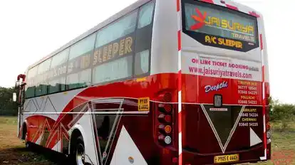 Jaisuriya Travels Bus-Seats layout Image