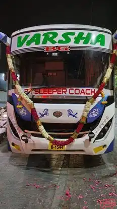 Varsha Tours And Travels Bus-Front Image