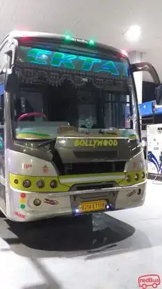 Ekta Tours and Travels Bus-Front Image