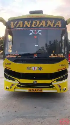 Vandana Travels Bus-Front Image