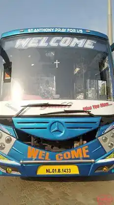 Welcome Travels Bus-Front Image