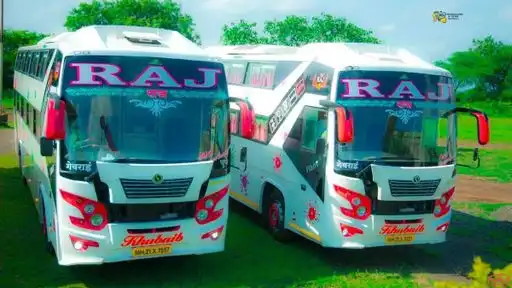 Raj Tours and Travels Bus-Front Image