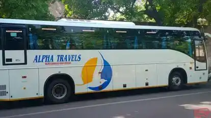 Alpha Tour and Travels Bus-Side Image