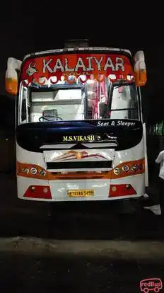 Kalaiyar Travels Bus-Front Image