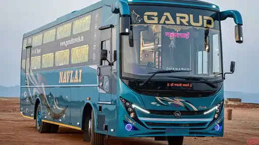 Garud Travels Bus-Front Image