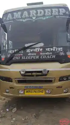 Amardeep Travels Bus-Front Image