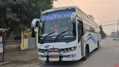 Raj Travels Bus-Front Image