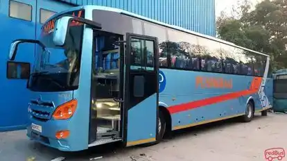 Pushkraaj Pentabus Travels and Logistics Bus-Front Image