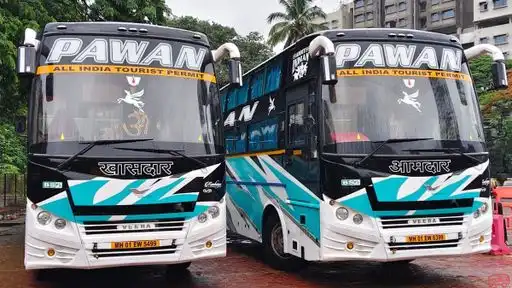 Pawan Travels Mumbai Bus-Front Image