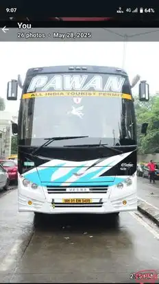 Pawan Travels Mumbai Bus-Front Image