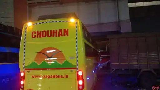 Chouhan travels and Cargo Bus-Front Image