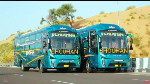 Chouhan travels and Cargo Bus-Front Image