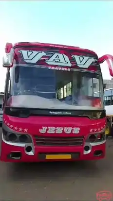 VAV Travels Bus-Front Image