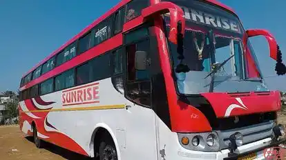 Sunrise Travels Bus-Front Image