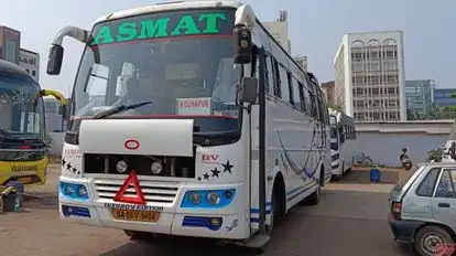 Asmat Travels Bus-Front Image