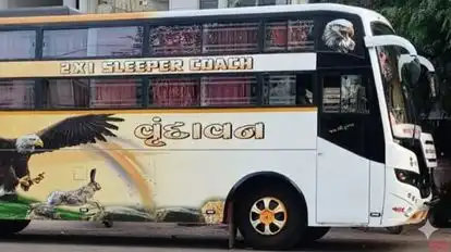 Vrundavan Travels Bus-Side Image