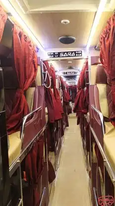 Sara Travels Bus-Seats layout Image