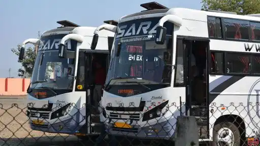 Sara Travels Bus-Front Image