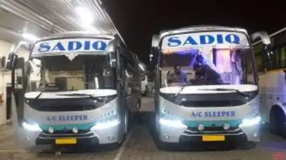 Sadiq Tours and Travels Bus-Front Image