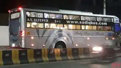 Sadiq Tours and Travels Bus-Side Image