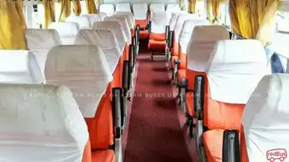 Puja Transport Bus-Seats layout Image