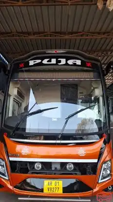 Puja Transport Bus-Front Image