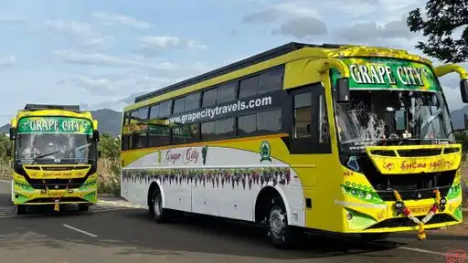 Grape City Travels Bus-Front Image