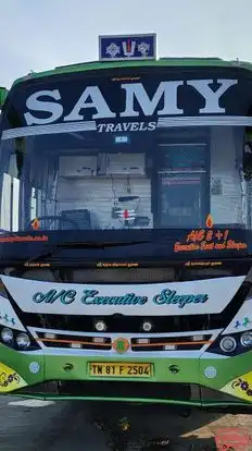 Samy Travels Bus-Front Image