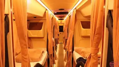Jihan luxury travels Bus-Seats layout Image