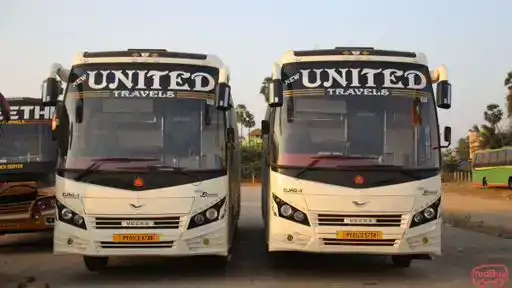 New United Travels Bus-Front Image