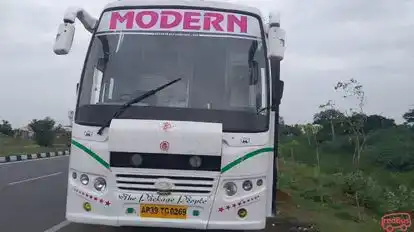 Modern  Travels Bus-Front Image
