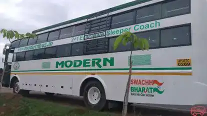 Modern  Travels Bus-Side Image