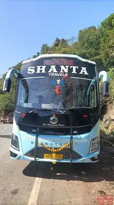 Shanta Travels Bus-Front Image