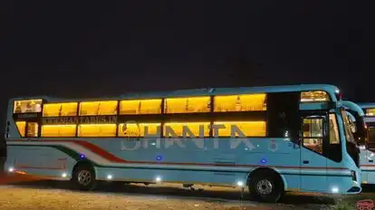 Shanta Travels Bus-Side Image