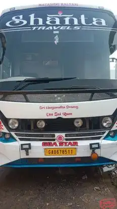 Shanta Travels Bus-Front Image