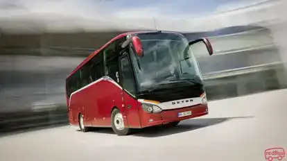 Jagdamba Travel Service Bus-Front Image