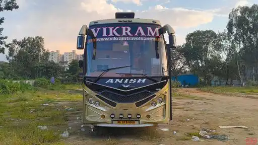 Vikram Travels Bus-Front Image