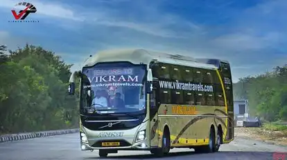 Vikram Travels Bus-Front Image