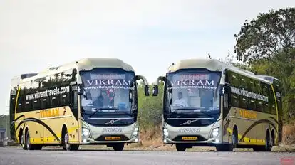 Vikram Travels Bus-Front Image