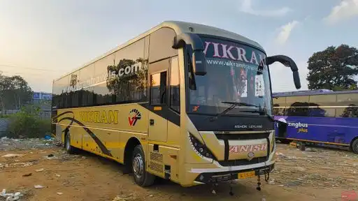Vikram Travels Bus-Front Image