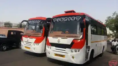 Jai Ambay Travelling Agency Bus-Front Image