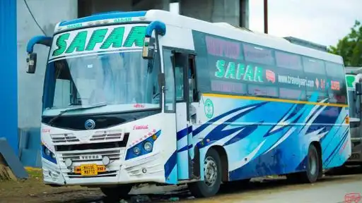 New Safar Tours and Travels Bus-Front Image