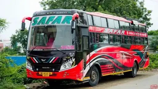 New Safar Tours and Travels Bus-Front Image