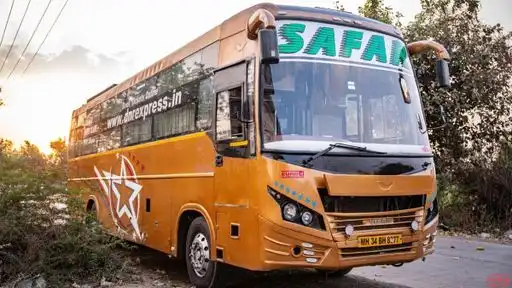 New Safar Tours and Travels Bus-Front Image