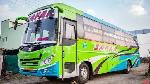 New Safar Tours and Travels Bus-Front Image