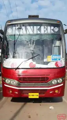 Shakeel Kanker Travels Bus-Front Image