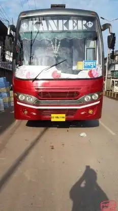 Shakeel Kanker Travels Bus-Front Image