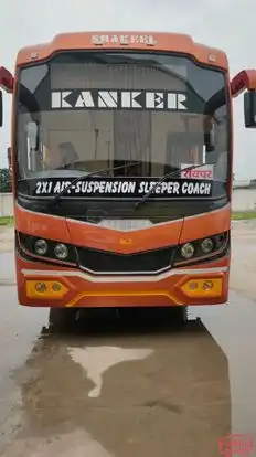 Shakeel Kanker Travels Bus-Front Image