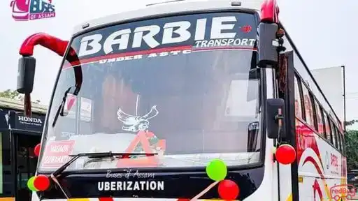 Barbie Travels Bus-Front Image